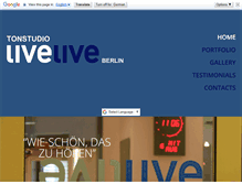 Tablet Screenshot of livelive.de